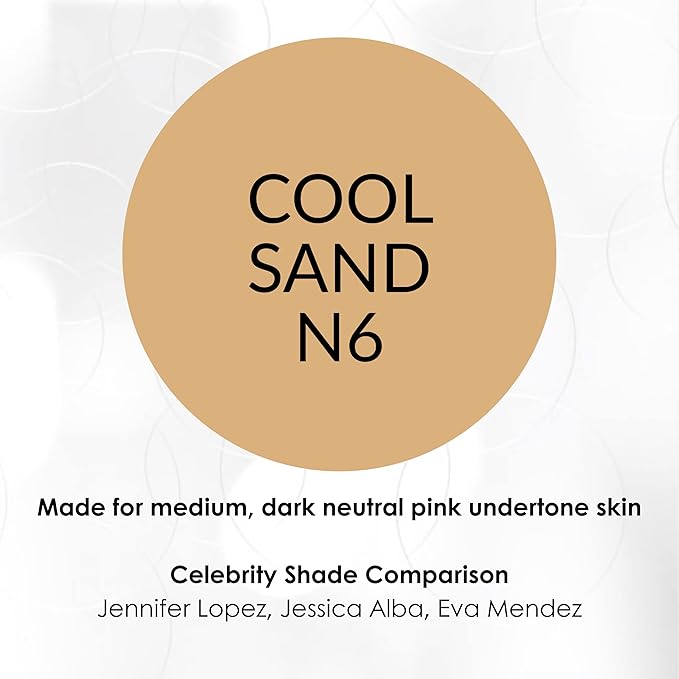 NV BB Perfecting Mist Foundation Buildable Coverage Professional Airbrush Makeup with Plant-based Stem Cell Polypeptides, Vitamins A, D, E and Aloe, 1.5 ounces, Cool Sand