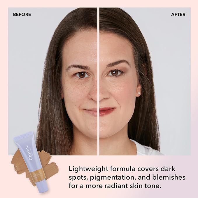 Clover Skin Is In Serum Foundation | Hydrating Face Serum, Lightweight Foundation, Cruelty-Free & Vegan | With Squalane And Sunflower Seed Wax | 30 ml - Shade 06 (Medium)