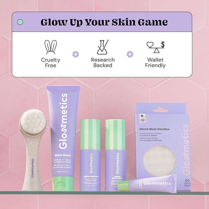 Glossmetics Lychee-Berry Overnight Lip Mask - Hydrating, Moisturizing Lip Balm for Soft, Smooth Lips