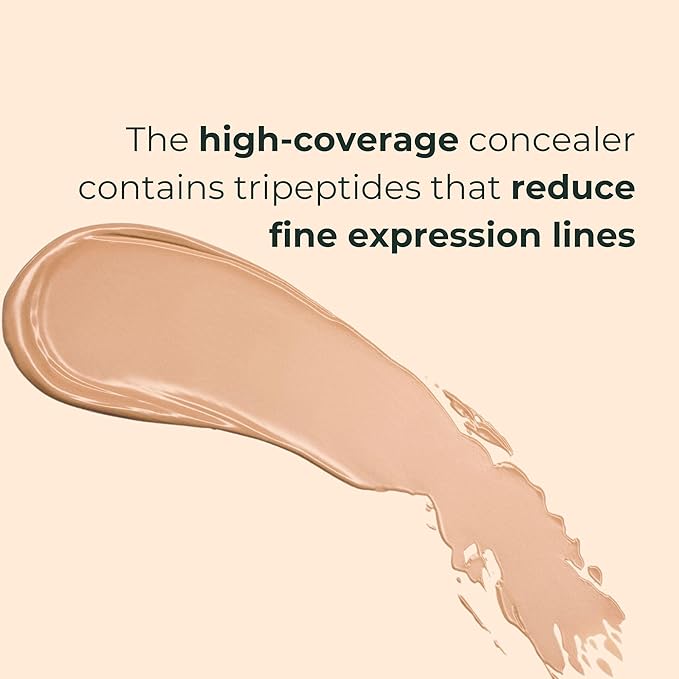 M. Asam MAGIC FINISH HIGHCLASS LIQUID CONCEALER Ivory (0.13 fl oz) - 4-in-1 Concealer With Mimic-Lift complex & High Coverage For Dark Circles & Blemishes, Vegan Make Up With Illuminating Pigments