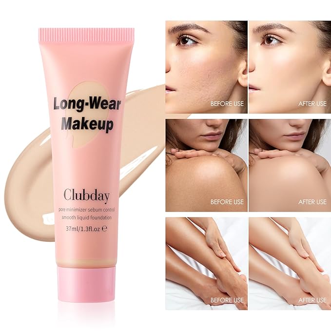 Liquid Foundation Full coverage Long-Lasting Buildable Weighless Foundation Cream Active Wear color stay Makeup-07