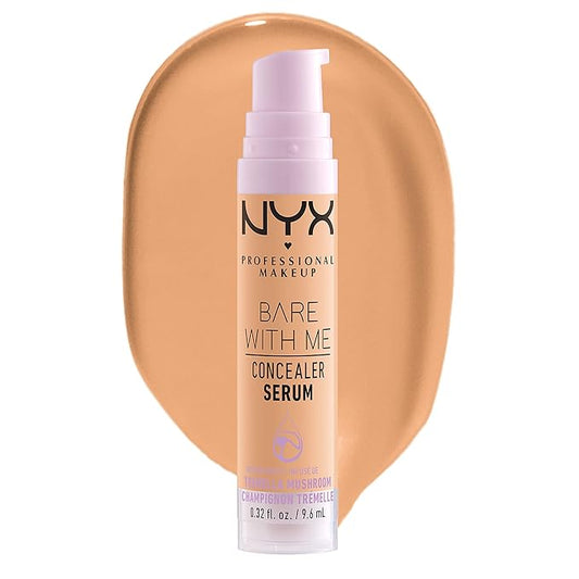 NYX PROFESSIONAL MAKEUP Bare With Me Concealer Serum, Up To 24Hr Hydration - Tan