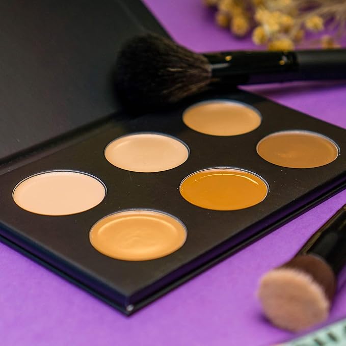 SHANY Foundation/Cream Contour & Highlighting Palette - Layer 1 - Refill for the 6 Layer Mini Masterpiece Collection Makeup Set