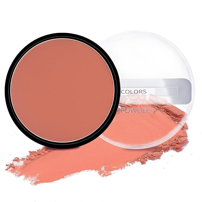 Boobeen Powder Blush Matte Blush, Highly Pigmented Beauty Cream Blush Palette for Create A Natural Cheek Flushed Look, Rich Colors