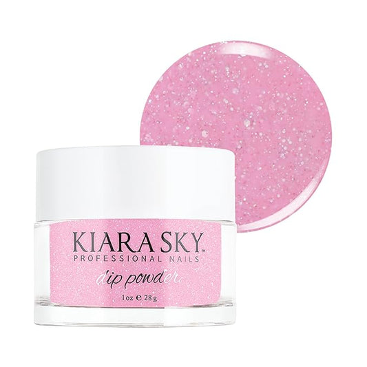 Kiara Sky Long Lasting Nail Dip Powder Pink Tones 1 oz, 90's Baby