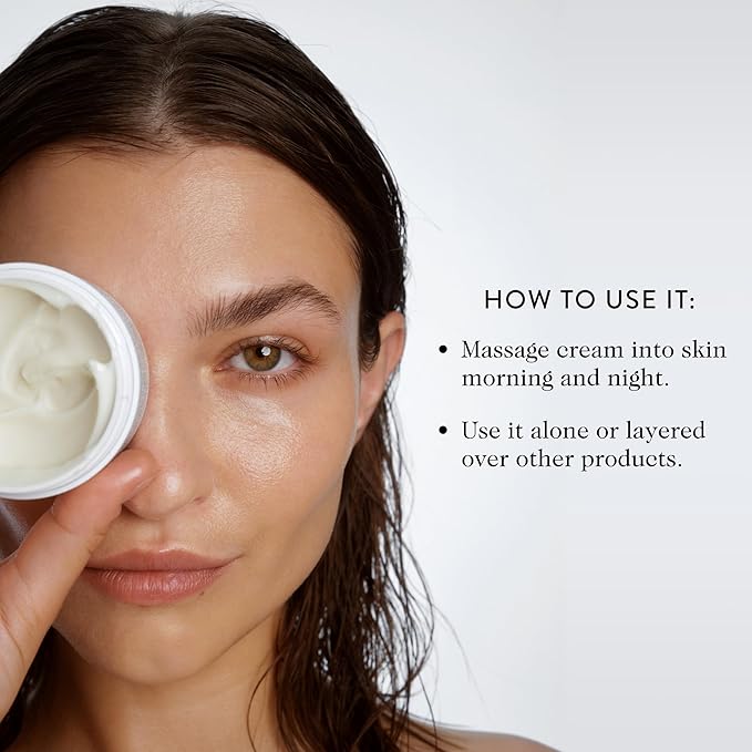 goop Beauty Nourishing Face Cream | Improves Firmness, Elasticity, & Brightness | Botanicals, Ceramides, & Squalane | Anti Wrinkle Moisturizer | 1.7 fl oz