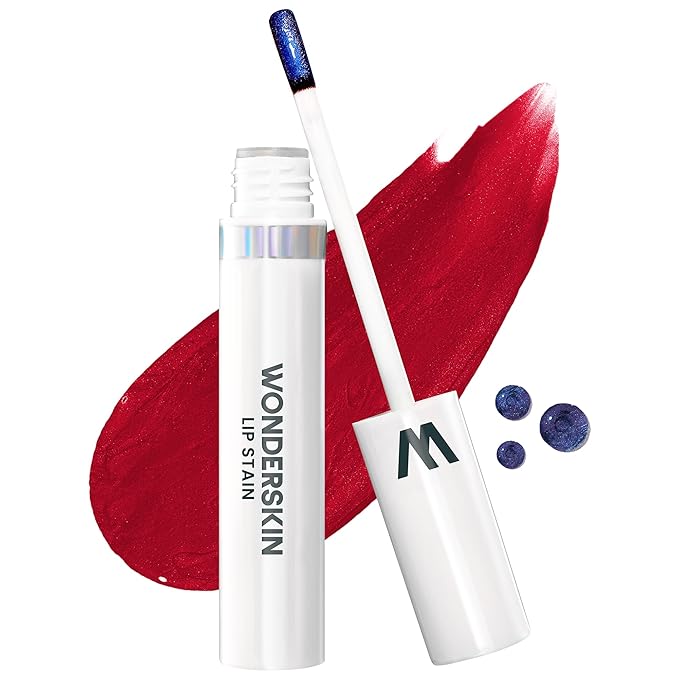Wonderskin Wonder Blading Lip Stain Peel Off Masque - Long Lasting, Waterproof and Transfer Proof Red Lip Tint, Matte Finish Peel Off Lip Stain (Divine Masque)