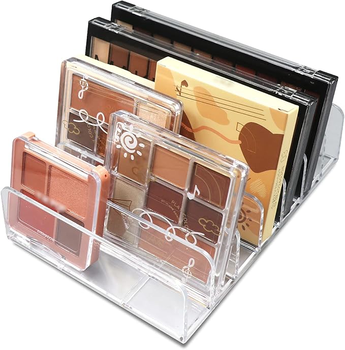 Makeup Organizer, Compact Makeup Palette Organize, for Bathroom Countertops, Vanities, Cabinets, Sleek Modern Cosmetics Storage Solution for - Eyeshadow Palettes, Contour Kits, Blush