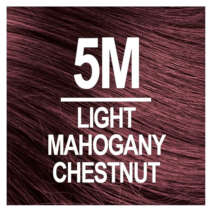 Naturtint 5M Light Mahogany Chestnut Permanent Hair Color (Pack of 6), Ammonia Free, Vegan, Cruelty Free, up to 100% Gray Coverage, Long Lasting Results (Packaging may vary)