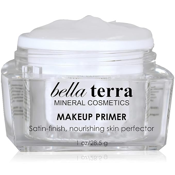 Bellaterra Cosmetics Makeup Primer – Hydrating Gel Base for Delicate & Mature Skin – Vegan, Fragrance-Free Formula – Seamless Texture, Works with Liquid & Powder Foundation or Tinted Moisturizers