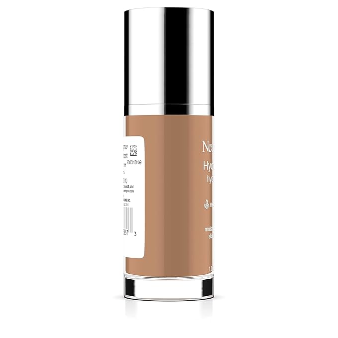 Neutrogena Hydro Boost Hydrating Tint with Hyaluronic Acid, Lightweight Water Gel Formula, Moisturizing, Oil-Free & Non-Comedogenic Liquid Foundation Makeup, 115 Cocoa Color 1.0 fl. oz (Pack of 2)