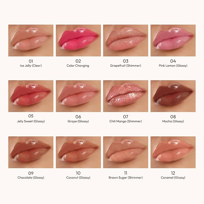 KISS NEW YORK Professional Melting Jelly Lip Balm, High Shine & Moisturizing Lip Stick, Long Lasting, Plumping Effect Look, Non-Sticky & Not Cakey, Easy Application & Natural Coverage (Chili Mango)