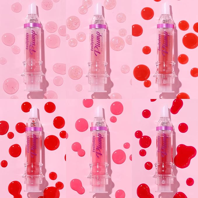 Spicy Lip Gloss Plumper Glossy Lip Lipstick, Lifter Gloss, Hydrating, Volumizes, High-Shine, Lip Plumping Lip Glaze Lip Makeup, Plump & Pout Lip Plumper for Women Girls (#04)