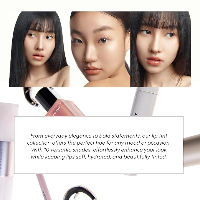 ENTROPY Makeup 2-in-1 Charm Shiny Glowy Lip & Cheek Gloss Tint Keychain, High Pigment Glossy Lip Color & Plumping Gloss, C9 Berly Charm