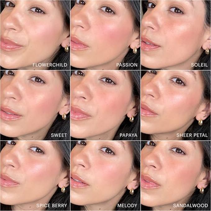 Glo Skin Beauty Blush (Passion) - Pressed Powder Blush for Cheeks, High Pigment Mineral Face Makeup Creates a Natural, Healthy Glow