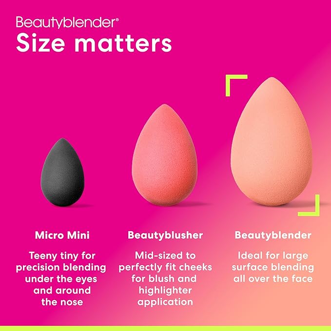 Beautyblender® | Papaya Beauty Blender Makeup Sponge, Super-Soft Foam Easily Blends Foundations, Powders & Creams, Made in USA, Reusable, Washable, Streak Free Application, Vegan, Cruelty Free