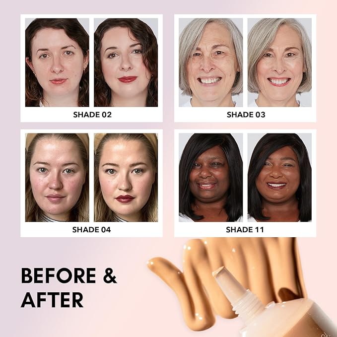 Clover Skin Is In Serum Foundation | Hydrating Face Serum, Lightweight Foundation, Cruelty-Free & Vegan | With Squalane And Sunflower Seed Wax | 30 ml - Shade 05 (Light)