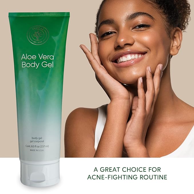 L’EUDINE Aloe Vera Gel – Pack of 3 – 8Fl Oz Aloe Vera Lotion – Premium Aloe Vera for Hair, Face and Body – Rich in Nutrients and Vitamins – Ideal for Burns, Scars, Massage