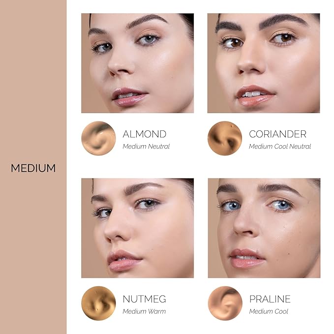 OFIR Skin Satin Medium Coverage Foundation | Buildable, Non-Creasing Finish | Vegan, Cruelty-Free, Paraben-Free Makeup | Blue Light Protection | 1 FL OZ (Flax - Medium Warm)