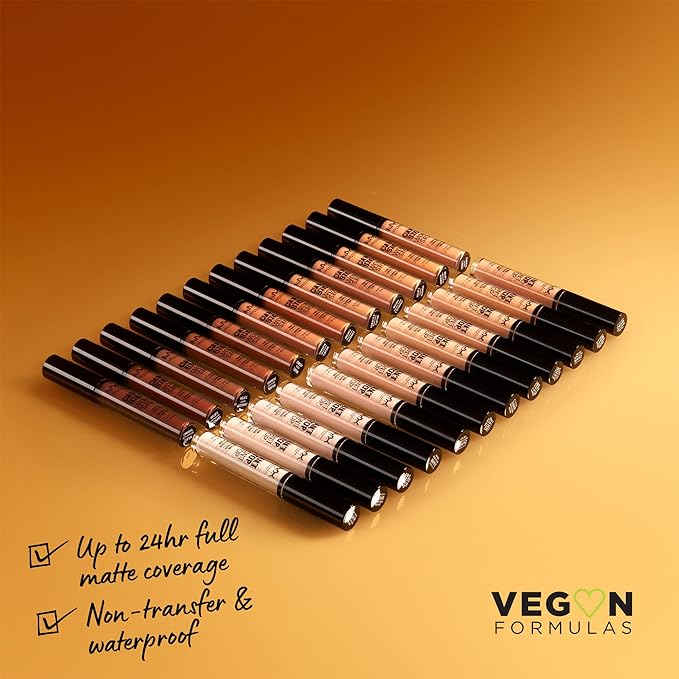 NYX PROFESSIONAL MAKEUP Can't Stop Won't Stop Contour Concealer, 24h Full Coverage Matte Finish - Beige