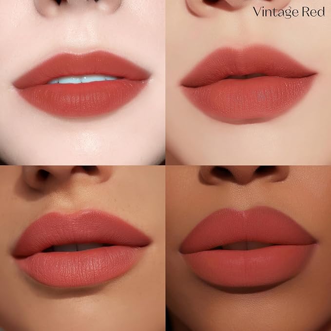 ETUDE Fixing Tint #02 Vintage Red (4g) | Long Lasting High Pigmented Liquid Lipstick | Waterproof Lightweight Matte Finish Lip Stain | Full Coverage | Korean Makeup, Kbeauty