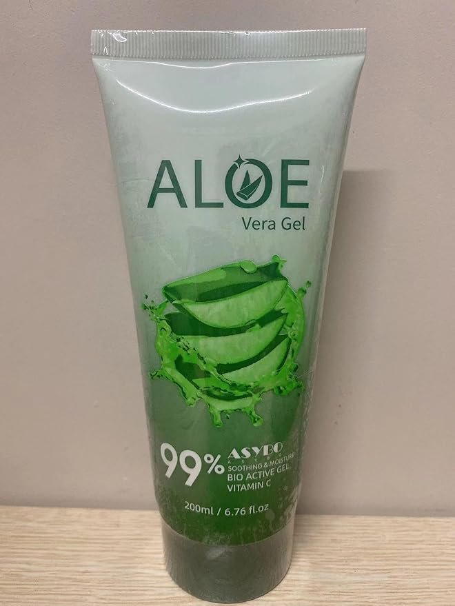 200x2 ML Aloe Vera Gel – 99% Organic Pure Aloe Vera Hydrating Face & Body Moisturizer, Natural Aloe Cream for Dry Skin, Sunburn, Acne, Soothing & Moisturizing