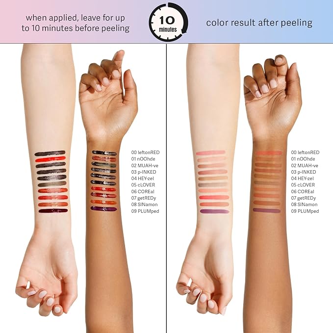 Sacheu Lip Liner STAY-N Peel Off Lip Stain — Long Lasting Matte Lip Tattoo Transfer Proof Lipstain Infused with Hyaluronic Acid & Vitamin E for All Skin Types — Vegan & Cruelty-Free, getREDy