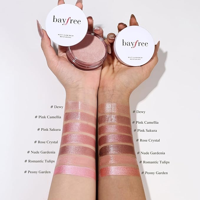 Multi Glow Balm, Cream Blush for Cheeks, Blush Balm Face Makeup, Radiant Finish, Hydrating, Creamy, Lightweight & Blendable Color, Vegan Face Balm, 0.63 Oz (Pink Camellia)