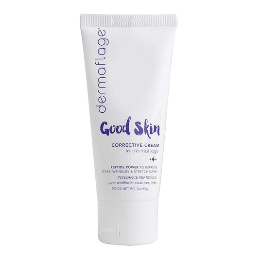 Dermaflage Acne Scar Removal Cream With Peptide Power, Fade Acne, Surgical Scars, Stretch Marks And Wrinkles With Good Skin, 2 oz.