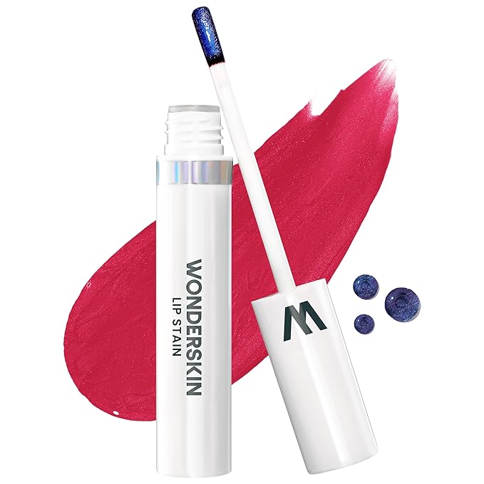 Wonderskin Wonder Blading Lip Stain Peel Off Masque - Long Lasting, Waterproof and Transfer Proof Pink Lip Tint, Matte Finish Peel Off Lip Stain (First Kiss Masque)