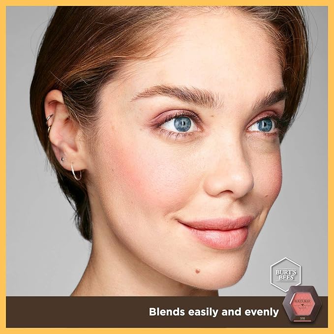 Burt's Bees 100% Natural Origin Blush with Vitamin E, Toasted Cinnamon - 0.19 Ounce