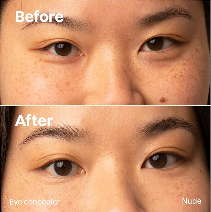 ATTITUDE Oceanly Light Coverage Under Eye Concealer Stick, Titanium Dioxide-Free, EWG Verified, Plastic-Free, Vegan & Cruelty-free Makeup, Nude, 0.2 Ounces