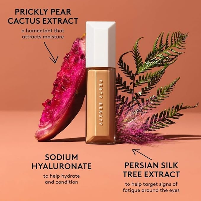 Fenty Beauty by Rihanna We're Even Hydrating Longwear Waterproof Concealer - Your Skincare-Powered Solution to Dark Circles and Puffiness 0.30 oz / 9 ml (Light 110W - Warm Undertones)