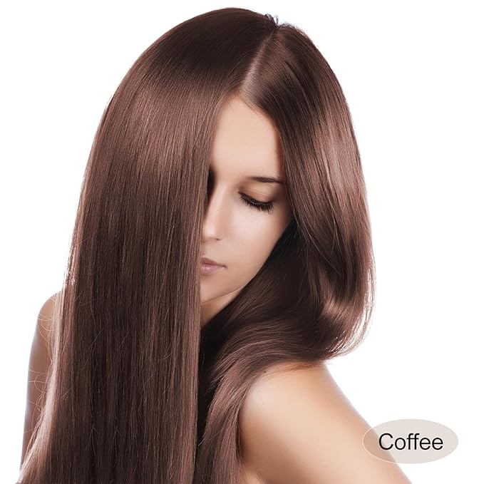 Hair Dye Shampoo, Gray Hair Coverage Dye Shampoo, Hair Color Shampoo for All Hair Types, Champu Para Canas, Suitable for Home and Salon (Coffee)