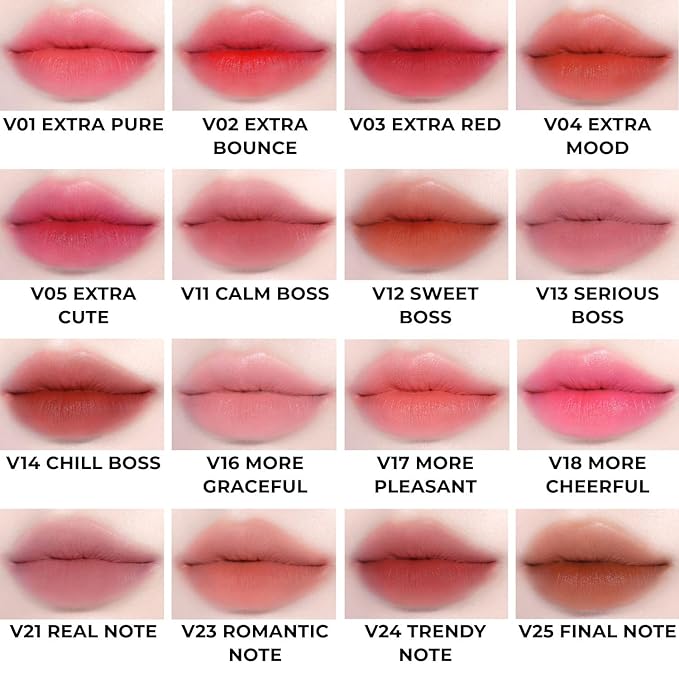 BBIA Last Velvet Tint NEW - Soft Creamy Matte Finish Lip Stain, Blur Effect & Velvety Texture, Long-Lasting, High Pigment, Non-Drying, Vegan, Korean Lip Makeup (V16 MORE GRACEFUL, Pack of 1)