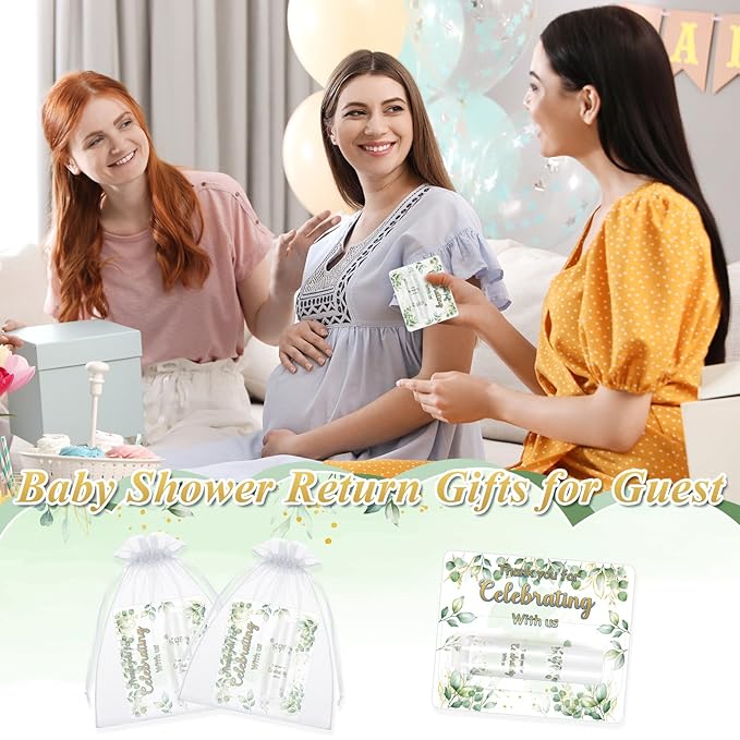 24 Set Thank You Gift Lip Balm Bulk Baby Shower Party Gifts Favors Lip Balms for Guests Bridal Shower Favor Girls Boys Gender Reveal Favors Souvenirs Party Supplies Thank You Gifts for Wedding