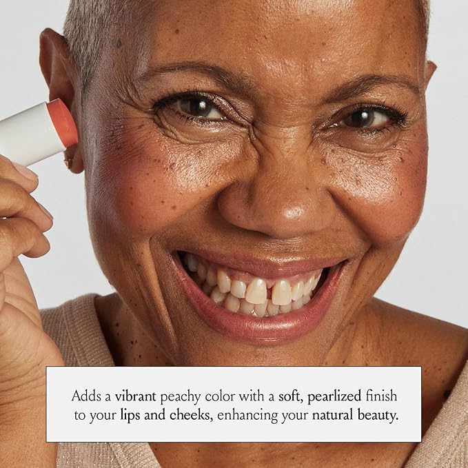 BOOM Beauty Boom Stick Golden Peach: 3-in-1 Cream Blush Stick for Eyes, Lips & Cheek, Long-Wearing Blend & Build Color Vegan Lipstick Pen for All Skin