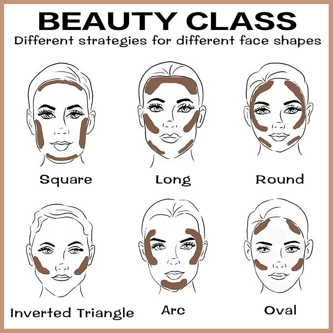 FOCALLURE Cream Contour Stick, Matte Bronzer Stick, Professional Face Shaping & Contouring Stick Makeup, Easy to Apply with Buildable Coverage, Long Lasting & Sweatproof, COFFEE