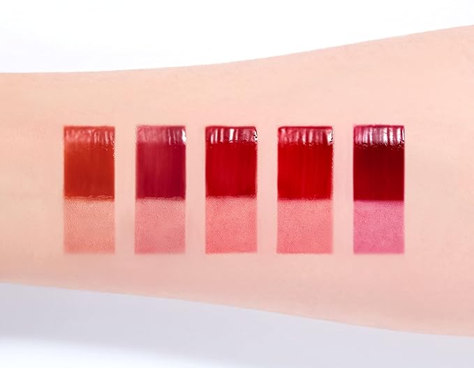 JUNG SAEM MOOL LIP-PRESSION Glow Lasting Tint 0.14 Fl Oz, Water-In-Oil Gloss Tint for Hydrated, Plump Lips, Non-Sticky Comfortable Fit for Radiant Lip Stain, Korean Lip Makeup (Fall in Red)