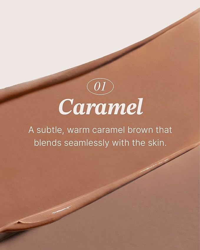 Glint Sheer Bronzer Stick (Caramel, 0.24oz) - Creamy Buildable, Blendable Formula for Natural Contour, Long-Lasting, Smooth, Versatile Use. Korean Makeup. Nose, Face, Cheeks.