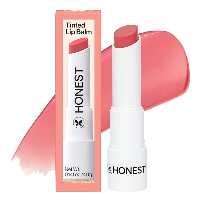 Honest Beauty Tinted Lip Balm | Antioxidant-rich Acai Extracts + Avocado Oil | EWG Certified, Vegan, Cruelty Free | Summer Melon