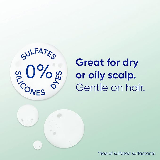 Head & Shoulders BARE Dandruff Shampoo Twin Pack, Soothing Hydration, Sulfate-Free, Silicone-Free, Dye-Free, Eco-Friendly Bottles, Safe for All Hair Types, 13.5 Fl Oz Each (Set of 2)