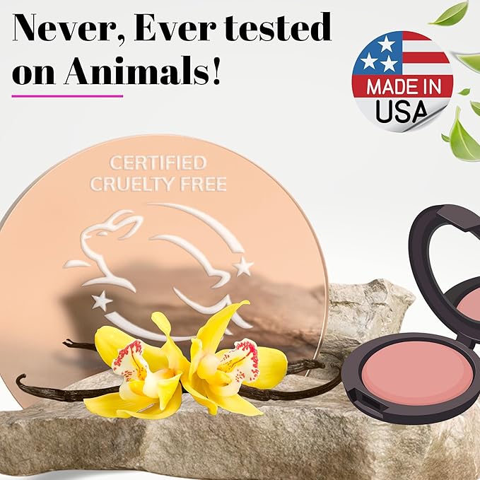 Better'n Ur Cheeks (CINNABAR) MINERAL BLUSH | Made in USA | Pressed Powder | Organic | Cruelty Free | Talc Free | Paraben Free | Long Lasting