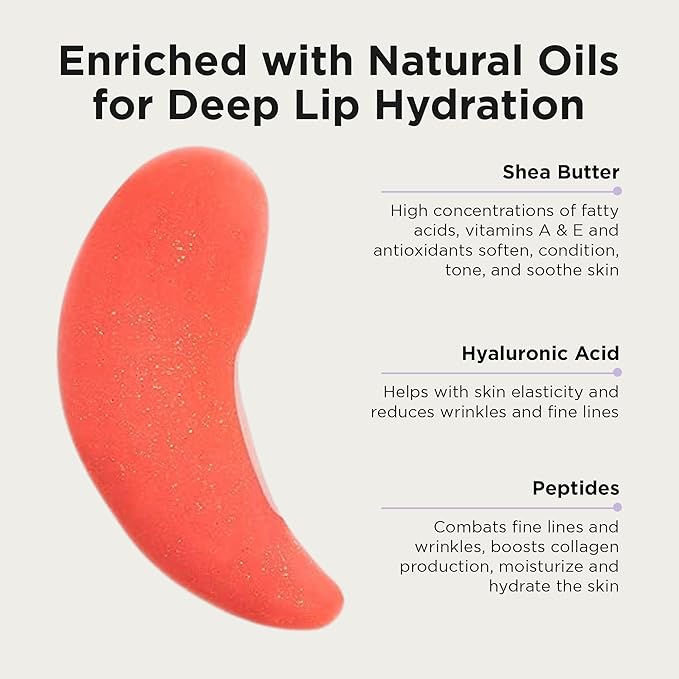 Côte Beauty The Necessity Peptide Lip Shine in Branson - Plumping Coral Lip Gloss with Hyaluronic Acid, Shea Butter & Jojoba Oil - Non-Sticky, Long-Lasting Hydrating Formula