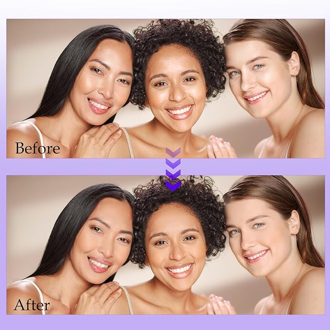 Chillab Lavender Matte Powder, Chillab Lavender Matte Powder Oil Control, Chillab Polvo Compacto with Mini Powder Puff, For Silky Blurring Oil Control Long-Lasting Makeup, Creates Soft -1PCS