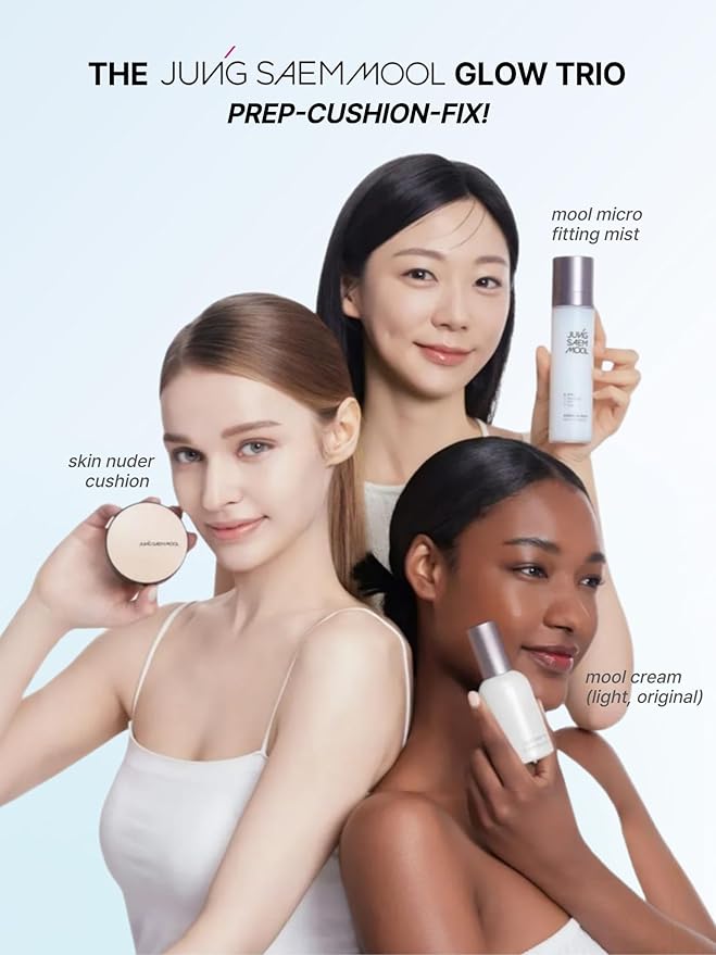 [JUNGSAEMMOOL OFFICIAL] Essential Skin Nuder Cushion (02 Fair Light) | Refill not Included | Natural Finish | SPF50 Broad Spectrum | Makeup Artist Brand | Cream Foundation