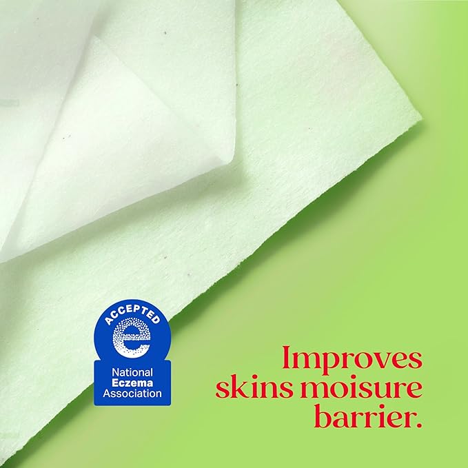 Burt's Bees Back To School Dorm Essentials, Aloe Vera Face Wipes, for Sensitive Skin, Soothing Makeup Remover & Facial Cleansing Towelettes, 30 Ct. (3-Pack)