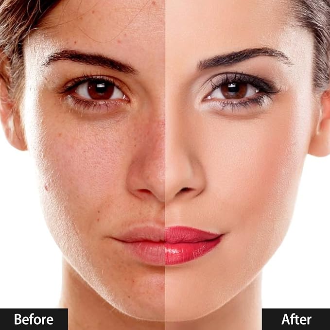 Foundation Makeup Concealer, Medium-to-Full Coverage Foundation Cream, Long Lasting Waterproof Up to 12HR Hybrid Setting Powder