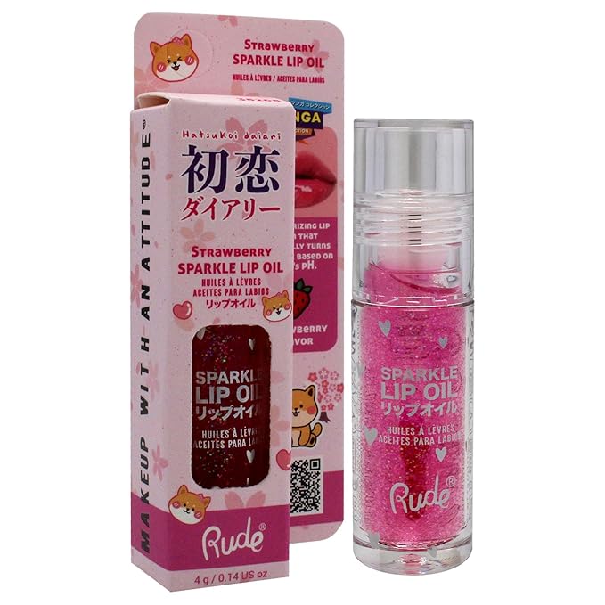 RUDE Manga Sparkle Lip Oil