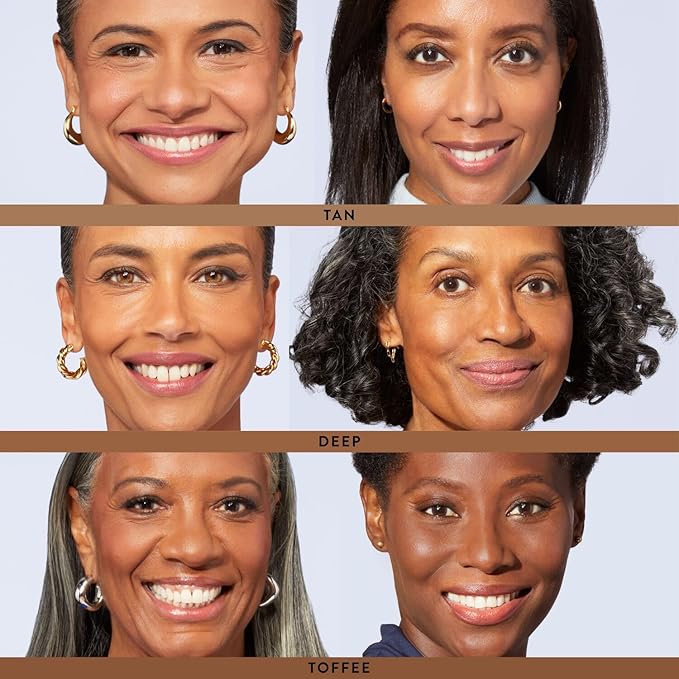 LAURA GELLER NEW YORK Award-Winning Baked Balance-n-Brighten Color Correcting Powder Foundation - Toffee - Buildable Light to Medium Coverage - Demi-Matte Natural Finish